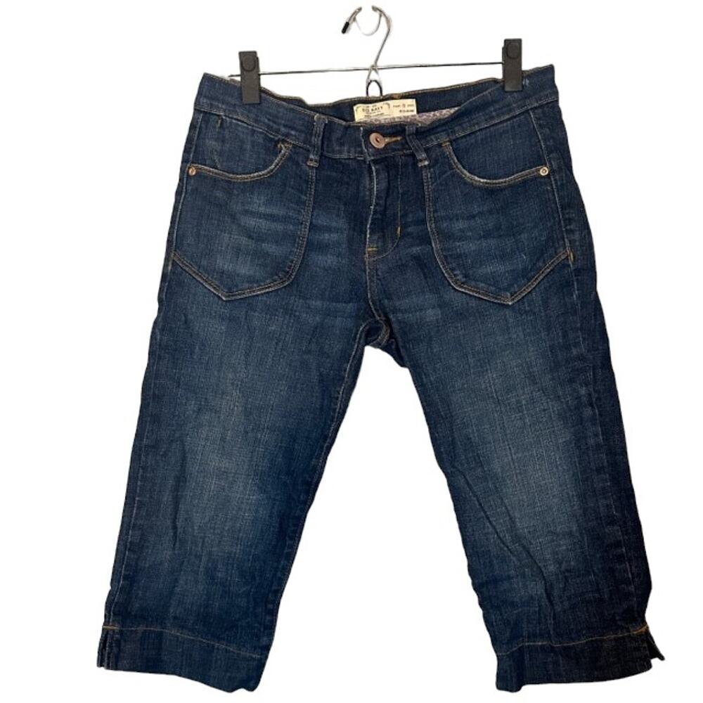 Old Navy Women’s Blue High-Rise Capri Cropped Denim Jeans Size 8